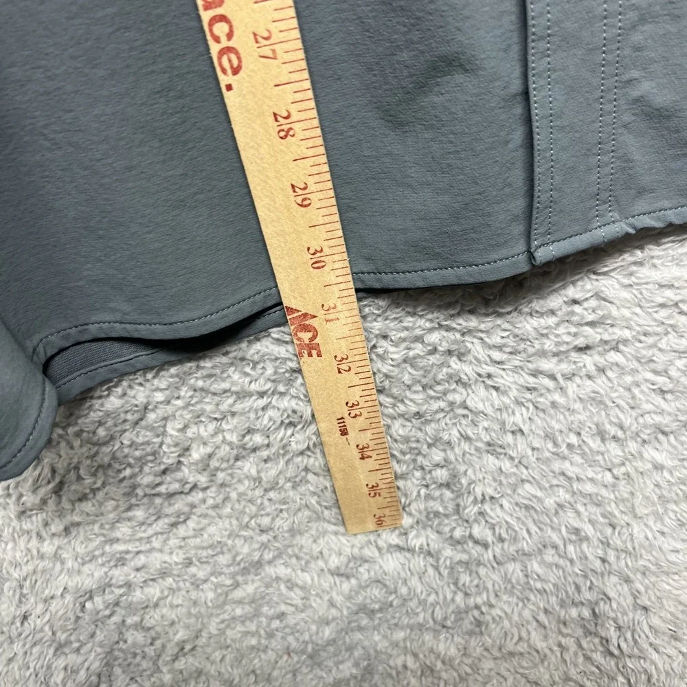 Duluth Untucked Flespedition Shirt Mens XL Gray Relaxed Fit Button Down Stretch